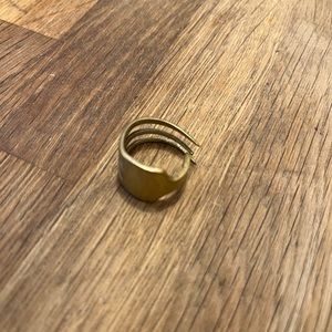 Fork style spoon ring